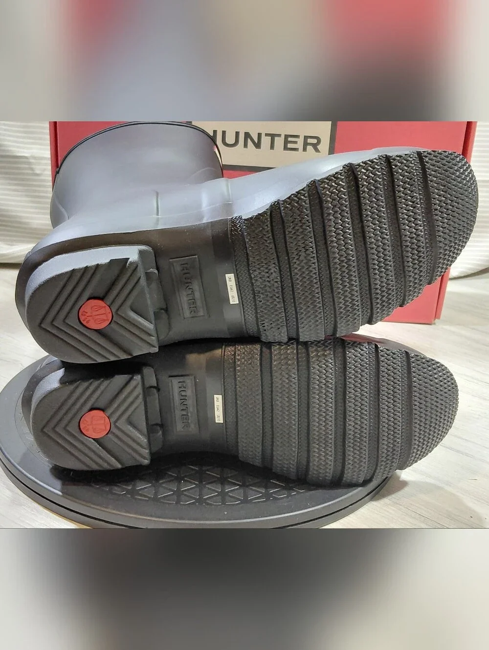 NEW Hunter Womens Black Original Short Waterproof Rain Boots SIZE 10